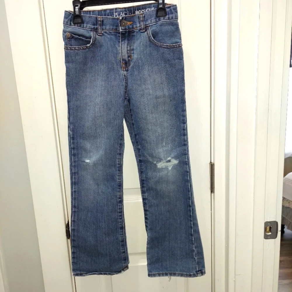 Two pair of girls jeans size 8 and size 10 both Children's Place